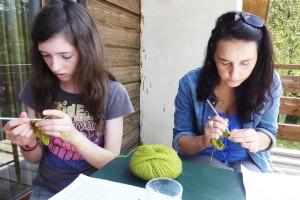 Crochet workshop with Sylvie Damey, Grenoble Vercors France