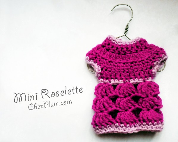 Mini Roselette crochet pattern, Sylvie Damey http://sylviedamey.com