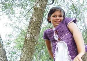 Summer crochet cardigan by Sylvie Damey, http://sylviedamey.com